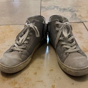 Dolce Vita Gray High-Top Sneakers